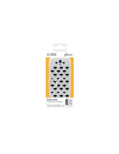 Funda punk rigid spikes w grey galaxy S4
