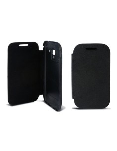Funda carcasa trasera con tapa para samsung galaxy ace 2 negra