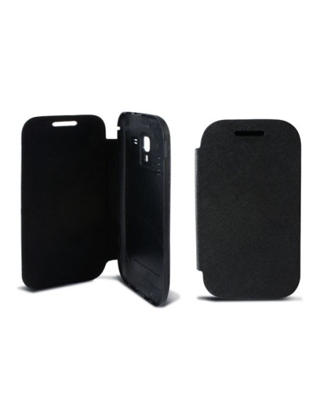 Funda carcasa trasera con tapa para samsung galaxy ace 2 negra