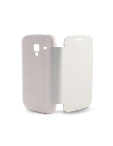 Kiwiku.com: Ksix B8478FU80B - Funda folio con carcasa trasera para Samsung Galaxy Ace II, blanco - Electrónica