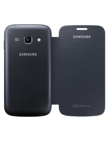 Kiwiku.com: Samsung G03472FN1 - Funda con tapa para Samsung Galaxy Ace 3, negro - Electrónica