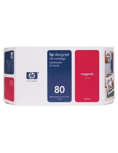 Cartucho de tinta magenta de 350 ml HP 80