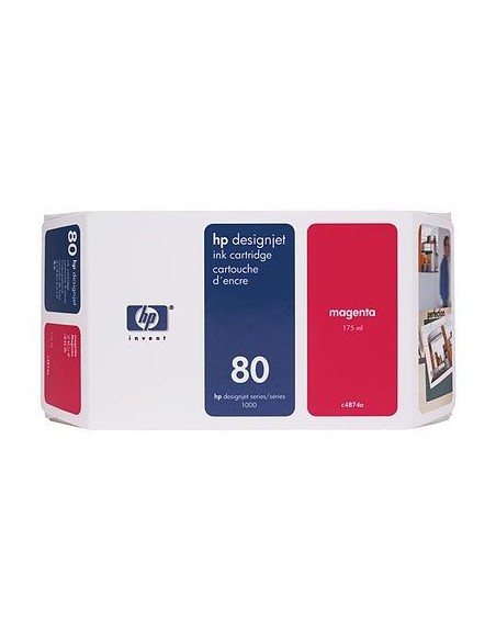 Cartucho de tinta magenta de 350 ml HP 80