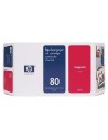 Cartucho de tinta magenta de 350 ml hp 80