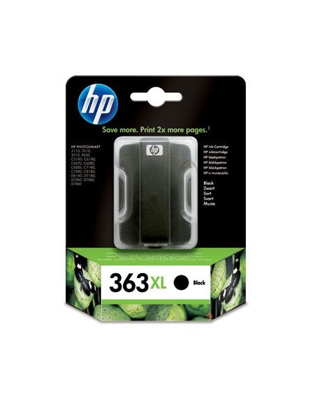 Cartucho de tinta negro Alta Capacidad HP n°363