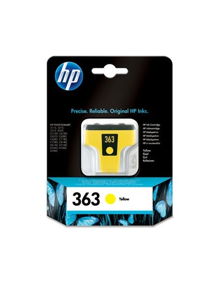 Cartucho de tinta amarillo HP n°363