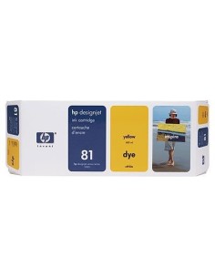 Cartucho de tinta amarilla HP 81 de 680 ml
