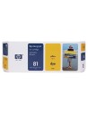 Cartucho de tinta amarilla hp 81 de 680 ml