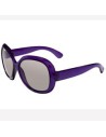 Gafas ex3d de jovenes purpurina