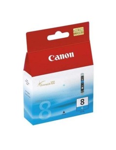 Cartucho tinta canon cli 8c cian pixma 8ml 4200/ 5200/ 6600/ mp500/ 800 0621B001