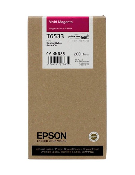 Epson C13T653300 Tinta magenta vivo sp 4900 C13T653300 kiwiku.com