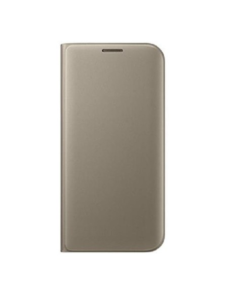 Samsung Flip Wallet - Funda para Samsung Galaxy S7 Edge, color dorado EF-WG935PFEGWW kiwiku.com