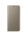 Samsung flip wallet - funda para samsung galaxy s7 edge, color dorado