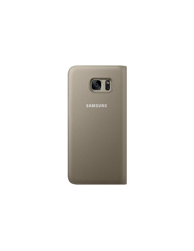 Samsung Flip Wallet - Funda para Samsung Galaxy S7 Edge, color dorado EF-WG935PFEGWW kiwiku.com
