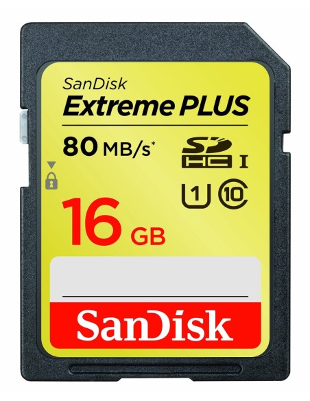 SanDisk SDSDXS-016G-X46 16 GB Extreme/Extreme PLUS 80 MB/s Class 10 SDHC UHS-I Card: Sandisk: Kiwiku.com: Informática