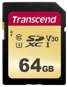 Transcend SDC500S - Tarjeta memoria SDXC 64 GB,TRANSCEND,TS64GSDC500S