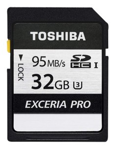 Tarjeta Toshiba SDHC Karte N401 32GB Exceria U3 THN-N401S0320E4