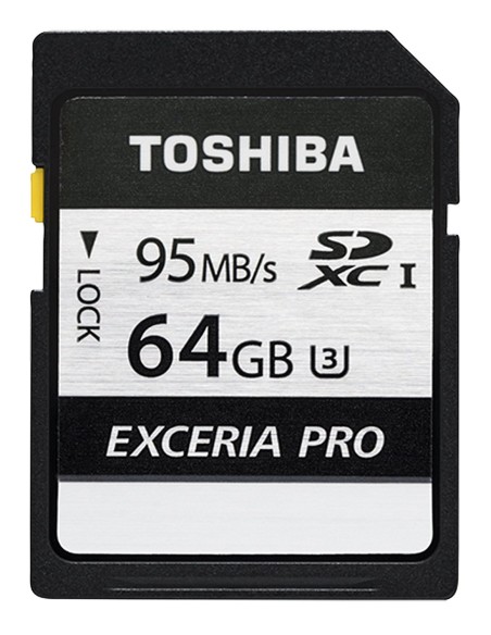 Tarjeta Toshiba SDHC Karte N401 64GB Exceria U3 THN-N401S0640E4