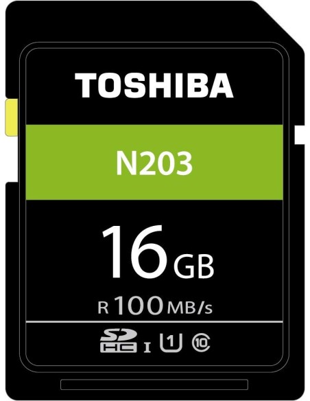 Toshiba SDHC Tarjeta N203 16GB Exceria U3 THN-N203N0160E4 kiwiku.com