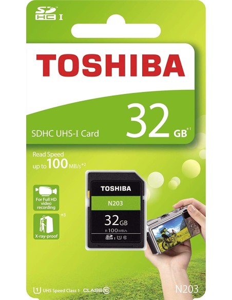 Toshiba SDHC Tarjeta N203 32GB Exceria U3 THN-N203N0320E4 kiwiku.com