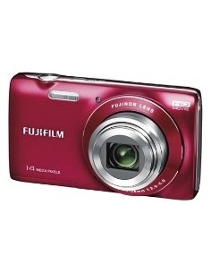 Kit camara digital fujifilm jz100 rojo 14 mp zo 8x hd lcd 2.7" litio + funda + tarjeta 8gb