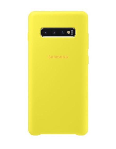 Funda Samsung Galaxy s10 Silicone cover Amarilla EF-PG973TYEGWW