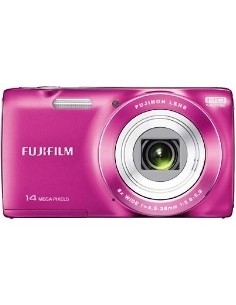 Kit camara digital fujifilm jz100 rosa 14 mp zo 8x hd lcd 2.7" litio + funda + tarjeta 8gb