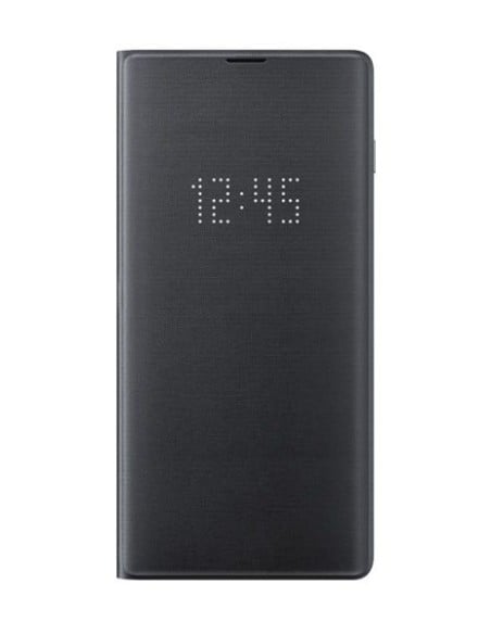 Funda LED View Cover para Samsung Galaxy s10plus Negra EF-NG975PBEGWW