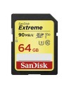 SanDisk Tarjeta Extreme SDHC Video 64GB 90MBs Class 10 y U3 y V30 SDSDXVE-064G-GNCIN