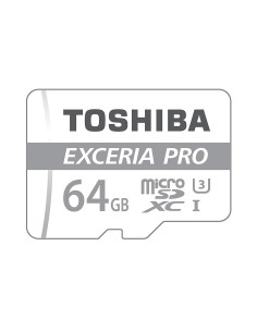 Toshiba Tarjeta MicroSD Exceria Pro M401 64GB Blanca THN-M401S0640E2