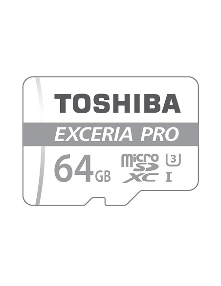 Toshiba Tarjeta MicroSD Exceria Pro M401 64GB Blanca THN-M401S0640E2
