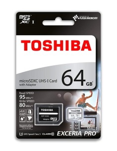 Toshiba Tarjeta MicroSD Exceria Pro M401 64GB Blanca THN-M401S0640E2 2