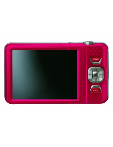 Camara digital general electric e1480w roja 14 mp zo x8 iso 3200 lcd 3" litio