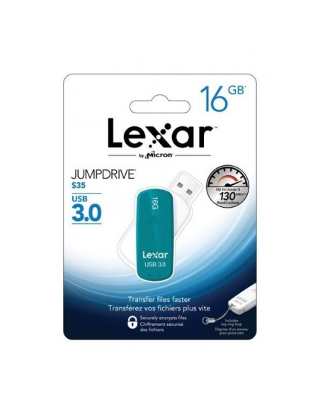 Memoria USB 3.0 S35 16GB verde LJDS35-16GABEU kiwiku.com