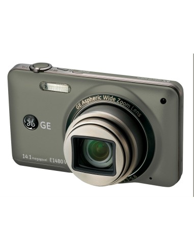 Camara digital general electric e1480w gris 14 mp zo x8 iso 3200 lcd 3" litio