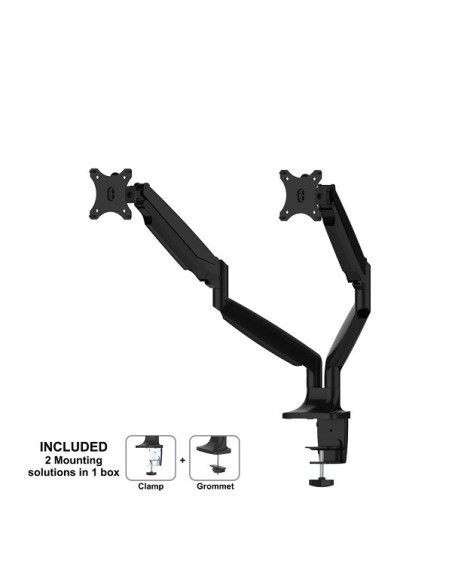 Newstar NM-D750DBLACK - Soporte de escritorio NewStar para monitor negro