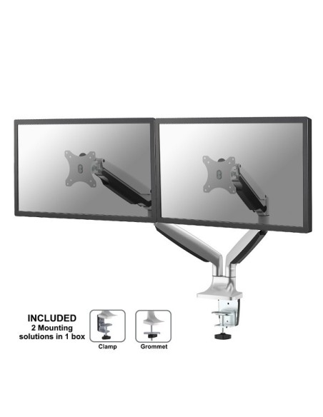Newstar NM-D750DSILVER - Soporte de escritorio NewStar para monitor plata