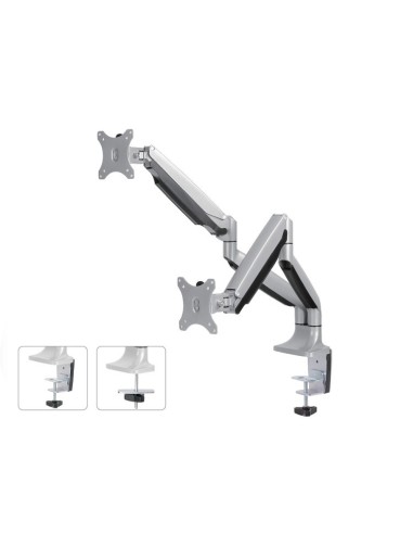 Newstar NM-D750DSILVER - Soporte de escritorio NewStar para monitor plata