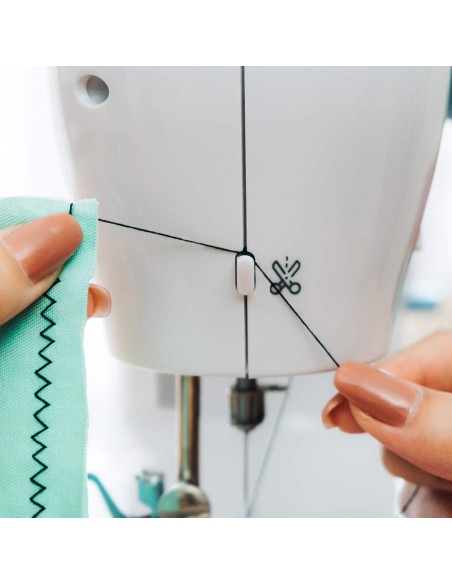 Maquina de coser solac cotton 12.0 - 12 puntadas - ojal automÁtico - brazo libre - iluminaciÓn - 2 v