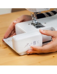 Maquina coser solac sw8230 - pedal - 16 puntadas - ojalador automÁtico 2