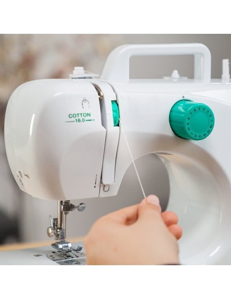 Maquina coser solac sw8230 - pedal - 16 puntadas - ojalador automÁtico