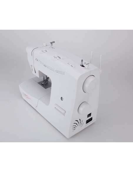 Maquina de coser jata mc744 - 33 diseÑos de puntada - 2 portacarretes - motor 60w - luz integrada