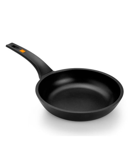 BRA Efficient Orange Sartén de 24 cm, Aluminio Fundido con Antiadherente Platinum Plus