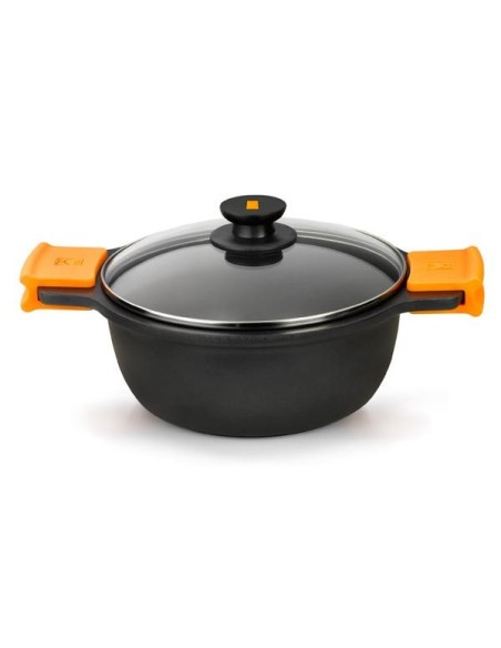 BRA Cacerola Alta, Aluminio, Negro, 20 cm: Kiwiku.com: Hogar