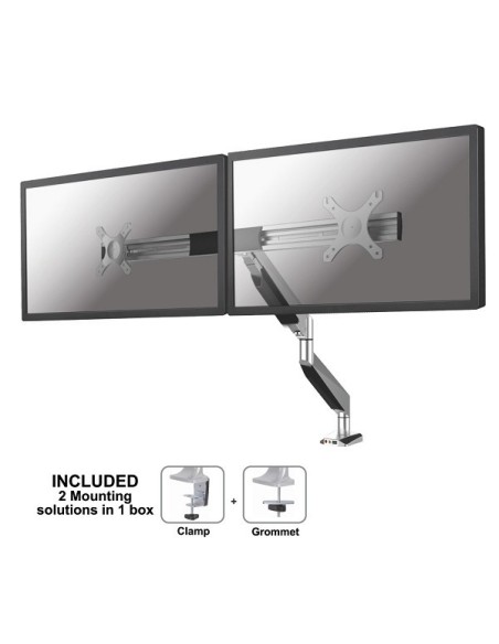 Newstar NM-D750DXSILVER - Soporte de escritorio  para monitor - Color plata. NM-D750DXSILVER kiwiku.com