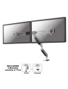Newstar NM-D750DXSILVER - Soporte de escritorio  para monitor - Color plata.