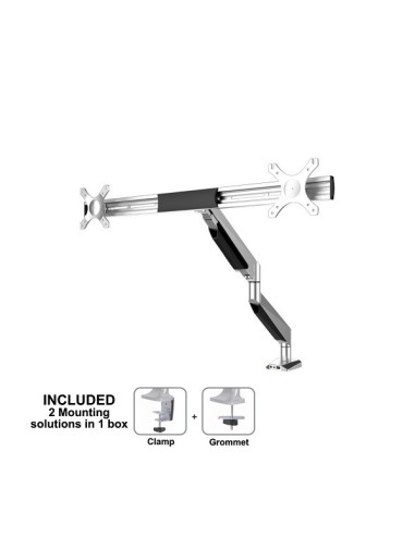 Newstar NM-D750DXSILVER - Soporte de escritorio  para monitor - Color plata. NM-D750DXSILVER kiwiku.com