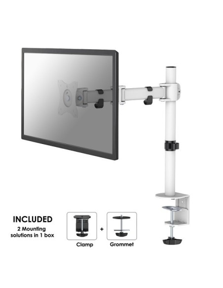 Newstar NM-D135WHITE - Soporte de escritorio  para monitor - Color blanco. NM-D135WHITE kiwiku.com