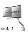 Newstar NM-D775DXSILVER - Soporte de escritorio  para monitor - Color plata.