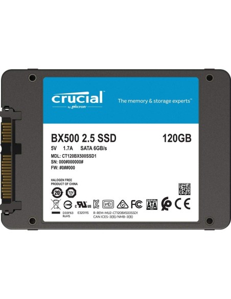 Crucial BX500 SSD 2,5  120GB CT120BX500SSD1 kiwiku.com
